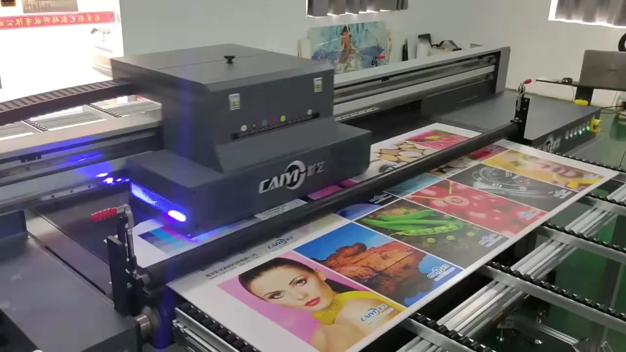 Impressora UV Híbrida Caiyi CY-RF2000 — 2,0 m para bobina e chapa rígida